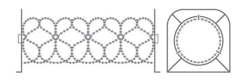 Конструкція мобільного загородження Єгоза