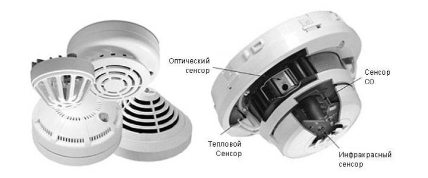 Конструкція пожежних датчиків